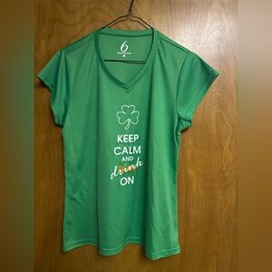 Baysixusa Keep Calm Irish Tee Shirt